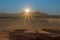 huge sand dunes in the Namib Desert