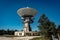 A huge soviet radio telescope near abandoned military town Irbene in Latvia. Former super-secret Soviet Army space