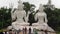 Huge statue of god Siva and goddess Parvati