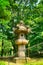 Huge stone lantern, Tokyo, Japan