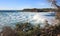 Huge surf and turbulent seas at Jervis Bay