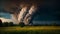 Huge, tornado landscape trees, energy, beautiful, art, color climate design nature