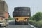 Huge Tyres  Loaded on another truck on Indian Road