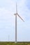 Huge Vertical Windmill against Sky in Wind Farm - Sustainable and Renewable Energy - Earth Environment Conservation - Wind Power