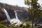 A huge waterfall Athirapally in Kerala, India.