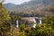 A huge waterfall Athirapally in Kerala, India.