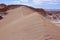 Huge, Wind-Swept Sand Dune in Chile`s Atacama Desert