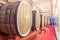 Huge wine barrels