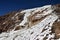 The huge Yakhar glacier in Mount Damavand Iran