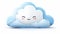 huggable pillow in cloud in cute funny character