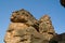 Hugging Rocky Boulders