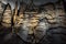 Hughe cave with stalagmites and stalactites in the Karst area