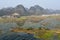 Huixian Glass Field near Guilin, with karst landforms, Guangxi, China