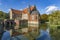 Hulshoff moated castle in North-Rhine Westphalia