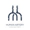 Human Artery icon. Trendy flat vector Human Artery icon on white