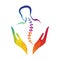 Human backbone Pain Logo.