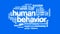 Human Behavior Animated Tag Word Cloud,Text Design Animation.