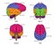 Human brain from all sides