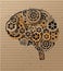 Human brain build out of cogs and gears