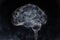 Human brain and its capabilities. Conceptual vision. - 3D Illustration