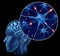 Human brain medical symbol