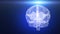 Human brain scan technology concept