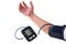 Human check blood pressure monitor and heart rate monitor