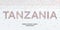 Human country name Tanzania. large group of people form to create country name Tanzania.