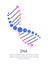 Human DNA Part on Scientific Information Poster