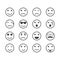 Human emotion icons