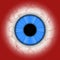 Human eye closeup
