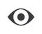 Human eye colored icon. Organ of the visual system symbol