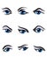 Human eyes set