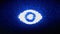 Human Face eye view Symbol Digital Pixel Noise Error Animation.