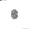 Human fingerprint icon. Vector illustration