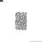 Human fingerprint. Logo. Isolated fingerprint on white background