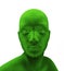 Human green head