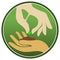 Human Hands Liver Transplant Logo