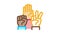 human hands race gestures Icon Animation