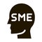 Human Head Sme Business Icon Vector