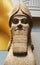 Human headed winged lion, assyrian statue, London, England, UK