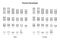 Human Karyotype (male and female). Differential staining.