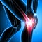 Human knee pain