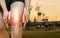 Human leg Osteoarthritis inflammation bone joints