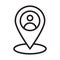 Human location, Human, location, person fully editable vector icon