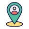 Human location, Human, location, person fully editable vector icon