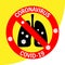 Human Lungs Icon. viral infectioncol covid-19