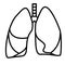 Human Lungs Symbol