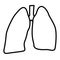 Human Lungs Symbol