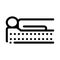 Human Lying On Mattress Icon Outline Illustration